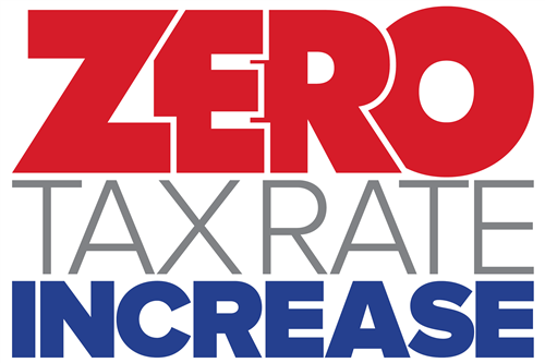 Zero Tax Rate Increase